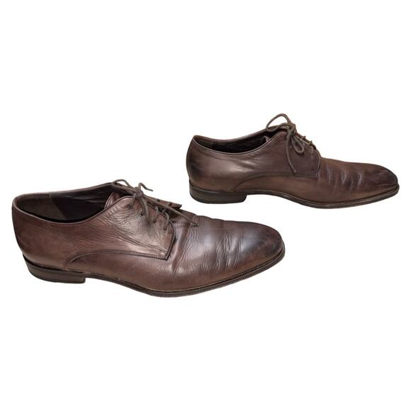 To Boot New York Adam Derrick Brown Leather Oxford Shoes    Size: 10